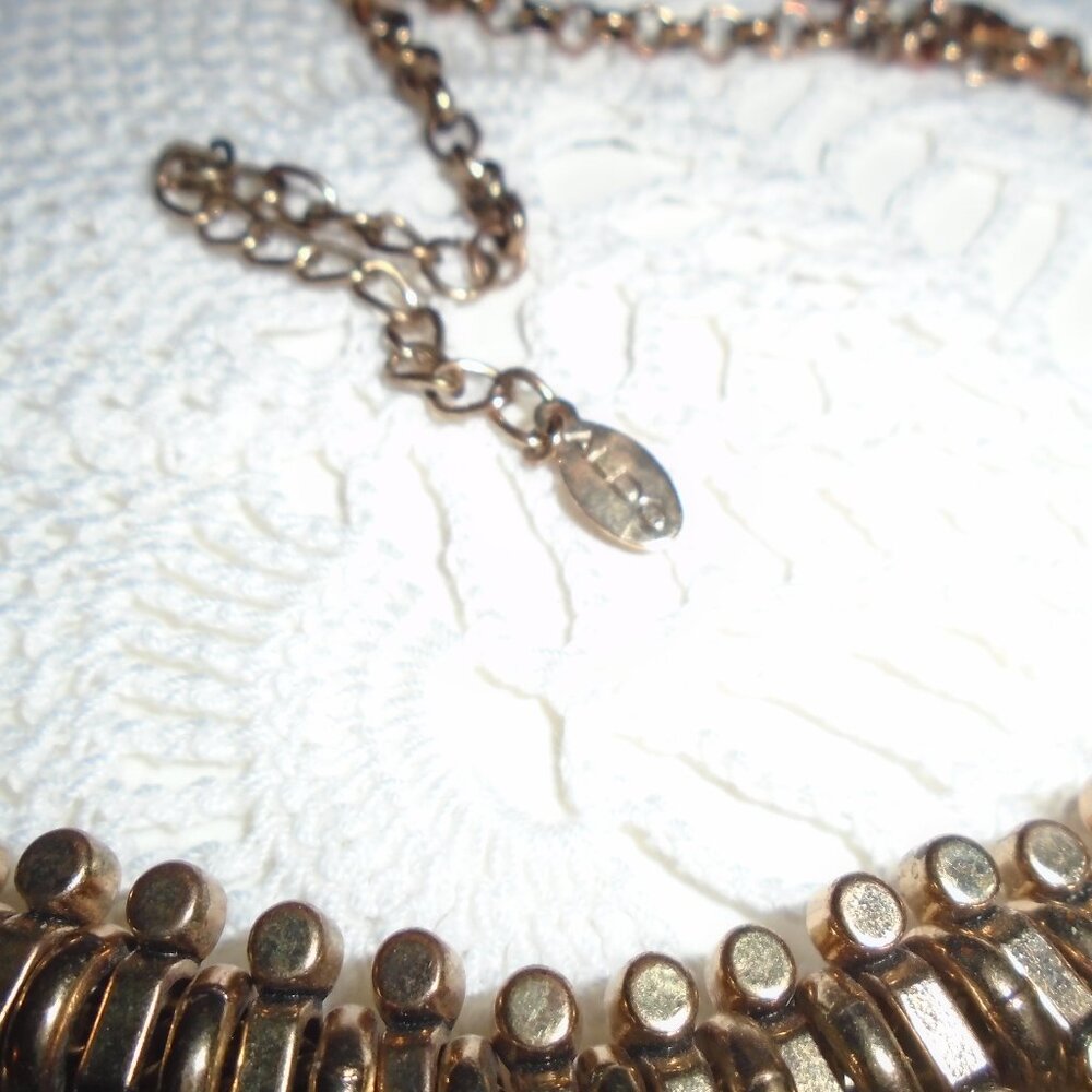 Large Bib Style Statement Necklace - image 3